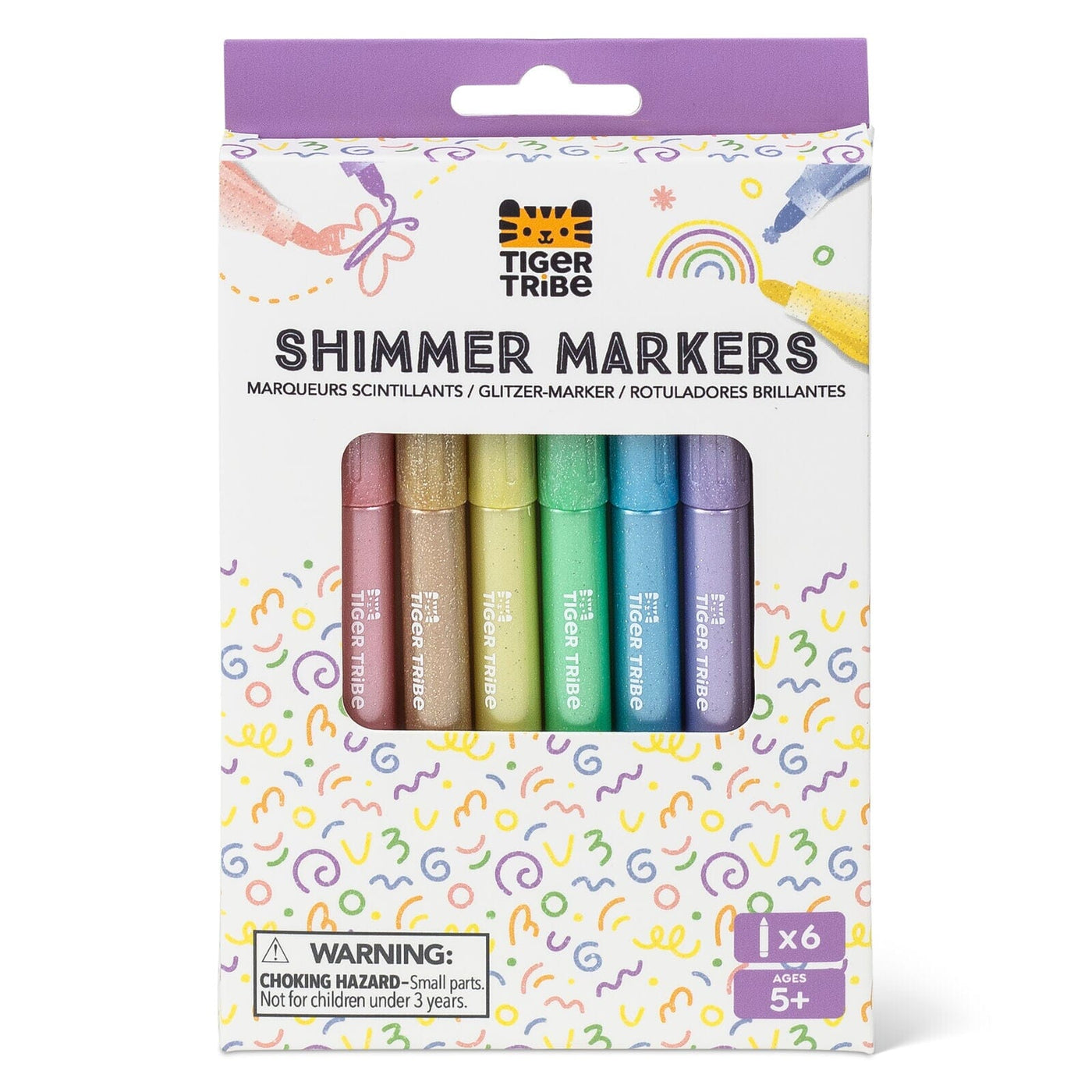 Tiger Tribe - Shimmer Markers Activity & Craft Tiger Tribe 