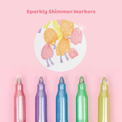 Tiger Tribe - Shimmer Markers Activity & Craft Tiger Tribe 