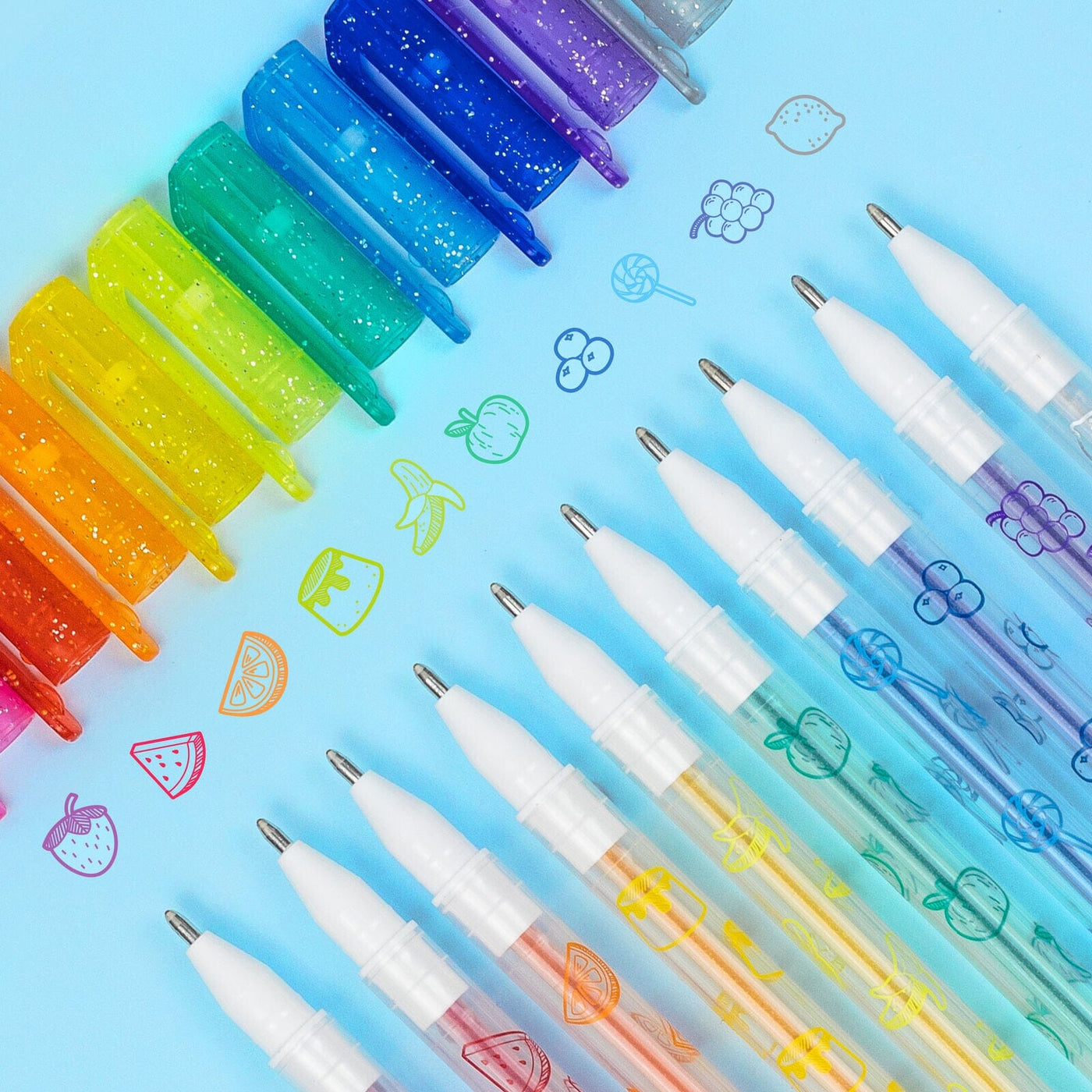 Tiger Tribe - Shimmer Scented Gel Pens Activity & Craft Tiger Tribe 