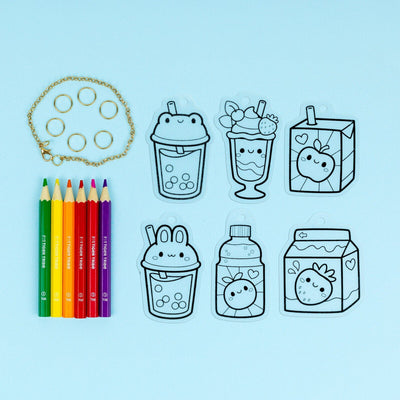 Tiger Tribe - Shrinkorama Charm Bracelet | Kawaii Drinks Activity & Craft Tiger Tribe 