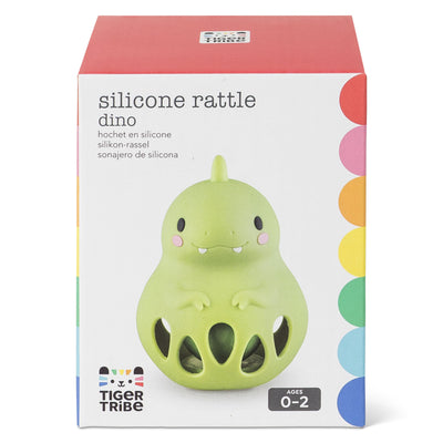 Tiger Tribe - Silicone Rattle | Dino Rattle Tiger Tribe 