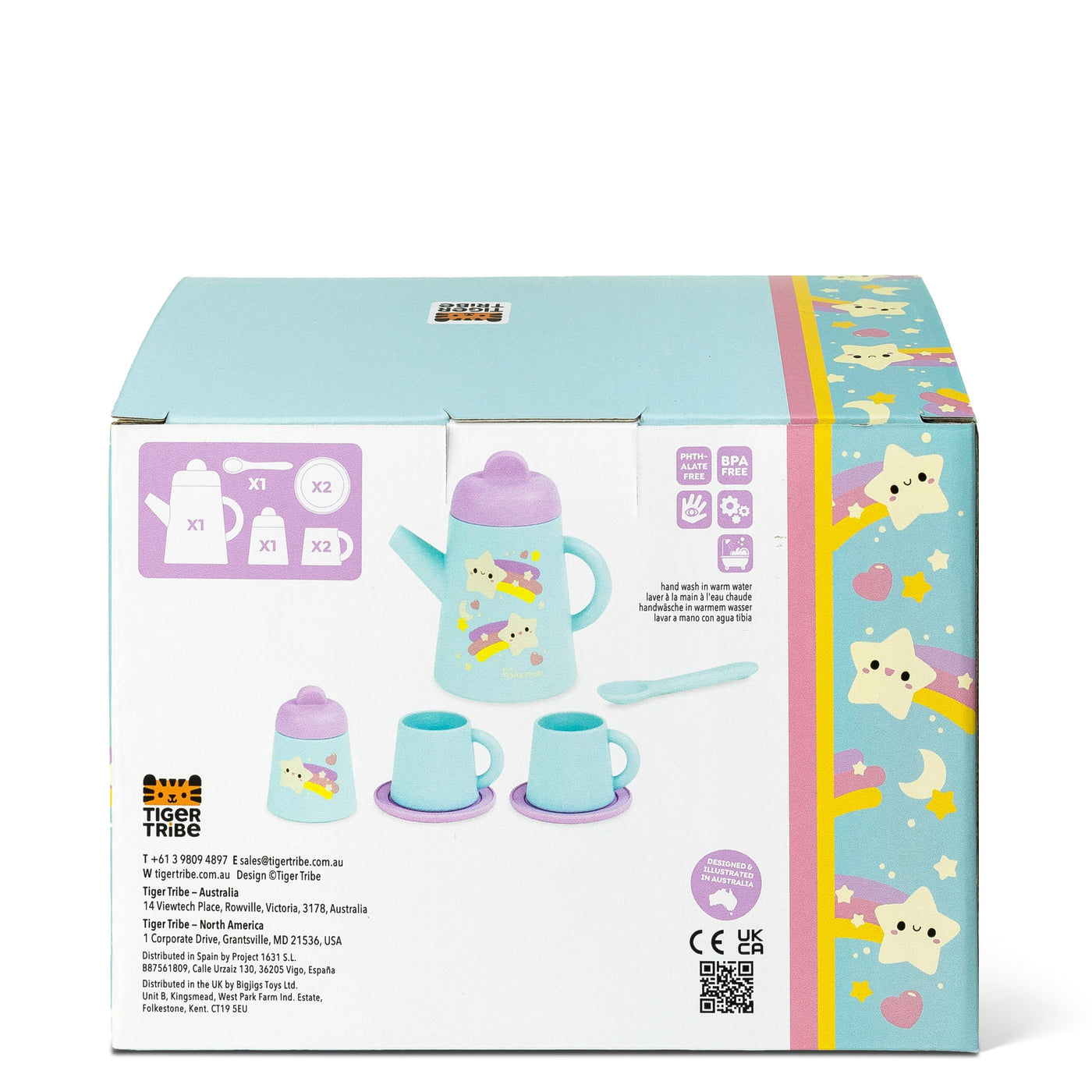 Tiger Tribe - Silicone Tea Set | Starlight Party Toy Tiger Tribe 