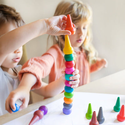 Tiger Tribe - Stackable Crayons | Candy Colours Activity & Craft Tiger Tribe 