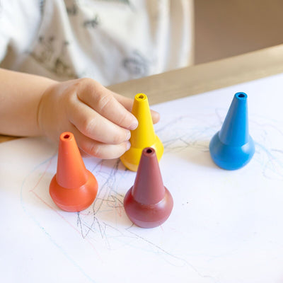 Tiger Tribe - Stackable Crayons | Retro Rainbow Activity & Craft Tiger Tribe 