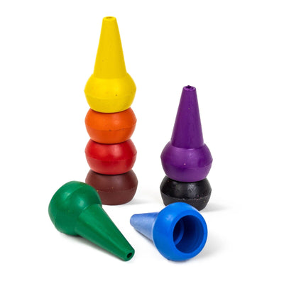 Tiger Tribe - Stackable Crayons | Retro Rainbow Activity & Craft Tiger Tribe 