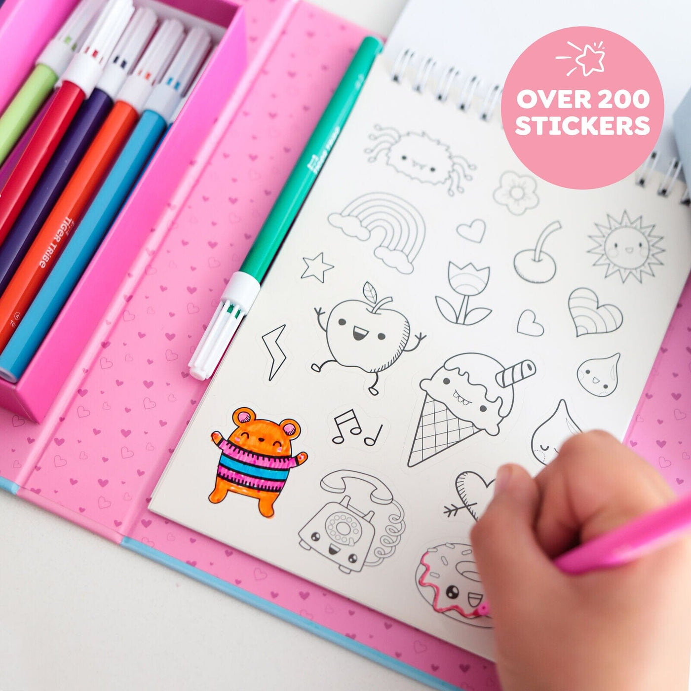 Tiger Tribe - Stacks of Stickers | Little Cuties Activity & Craft Tiger Tribe 