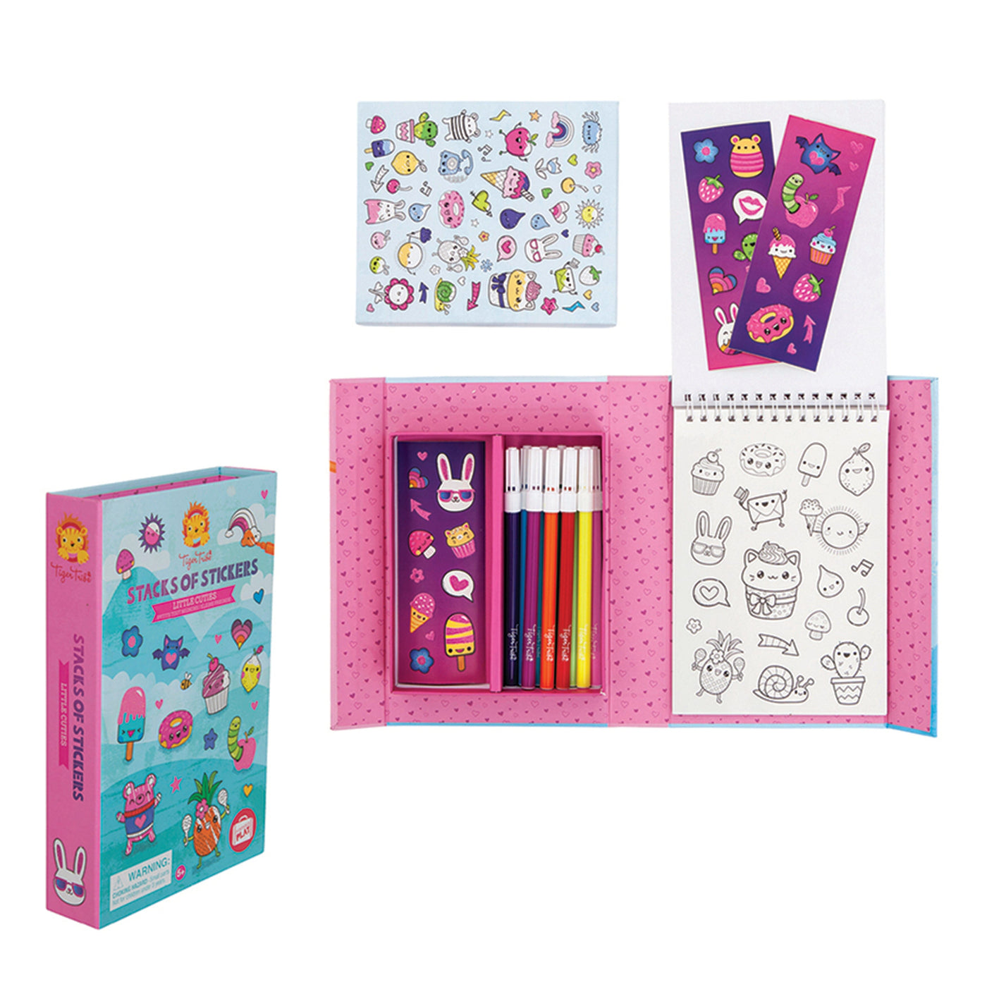 Tiger Tribe - Stacks of Stickers - Little Cuties Activity & Craft Tiger Tribe 