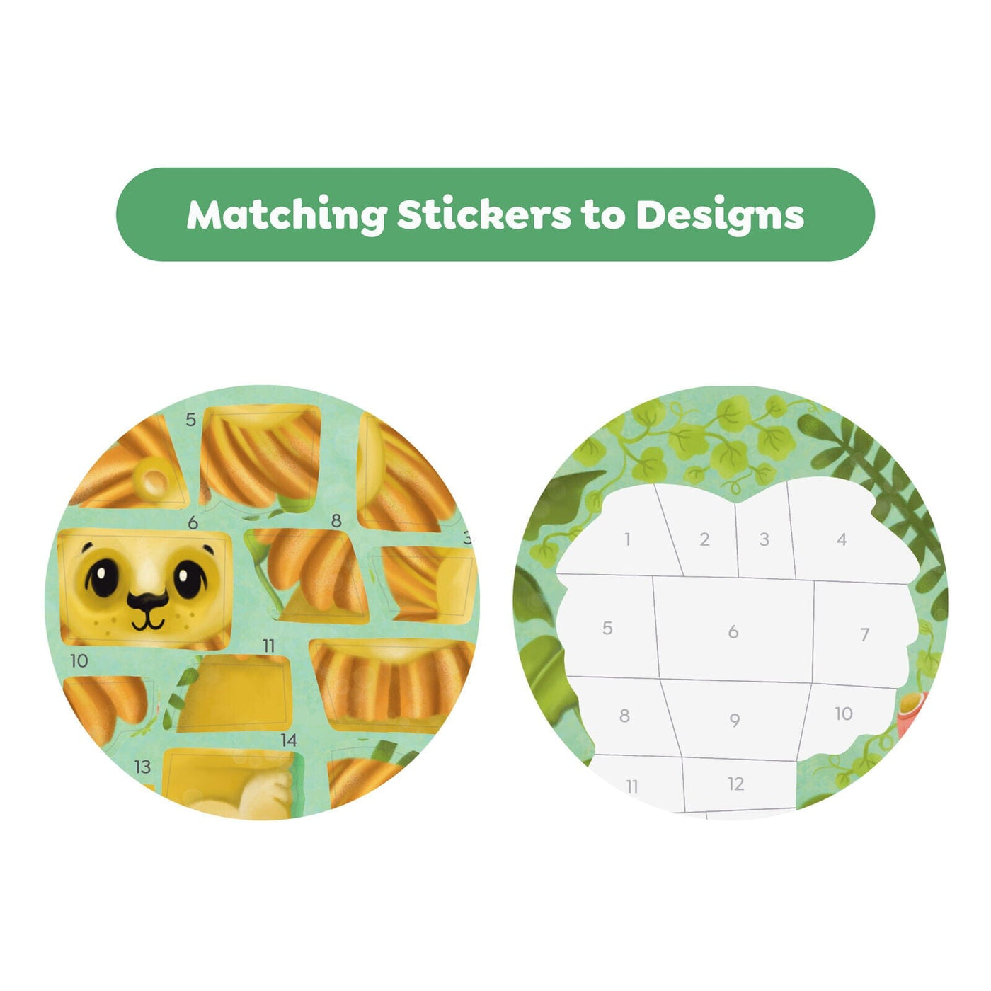 Tiger Tribe - Sticker by Numbers | Animals Activity & Craft Tiger Tribe 