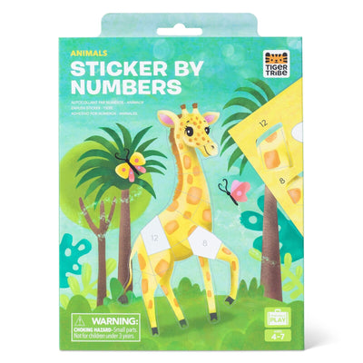 Tiger Tribe - Sticker by Numbers | Animals Activity & Craft Tiger Tribe 