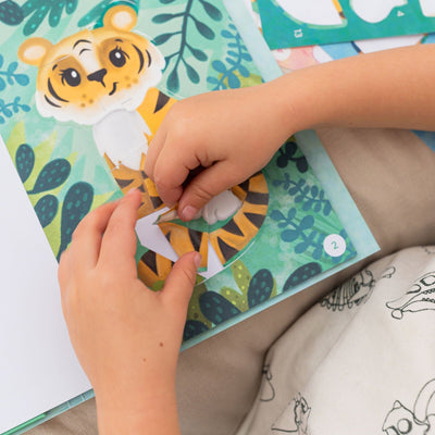 Tiger Tribe - Sticker by Numbers | Animals Activity & Craft Tiger Tribe 