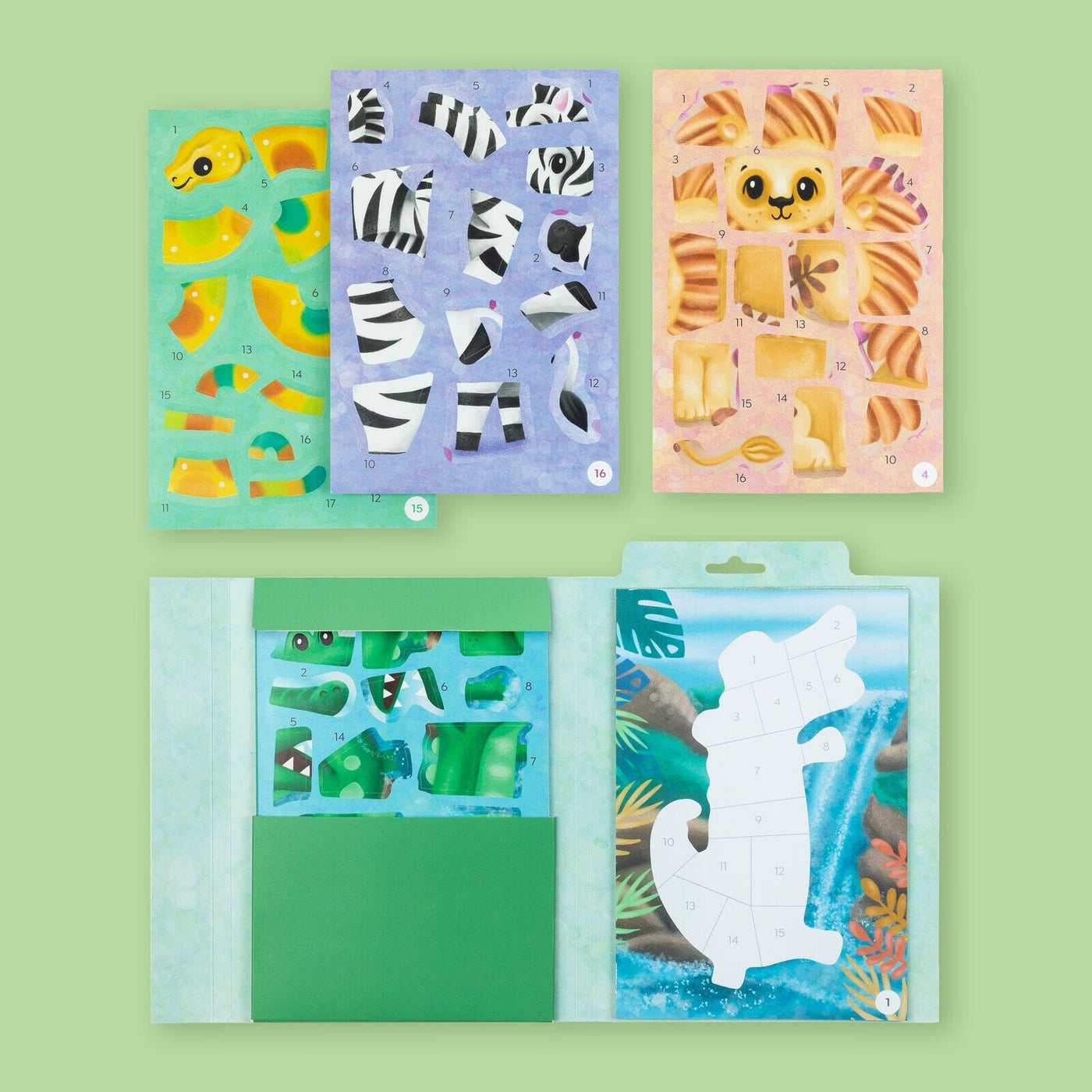 Tiger Tribe - Sticker by Numbers | Animals Activity & Craft Tiger Tribe 