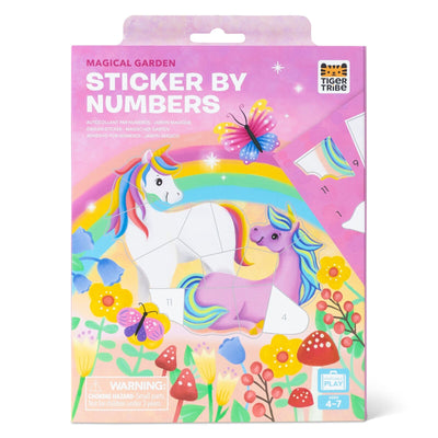 Tiger Tribe - Sticker by Numbers | Magical Garden Activity & Craft Tiger Tribe 