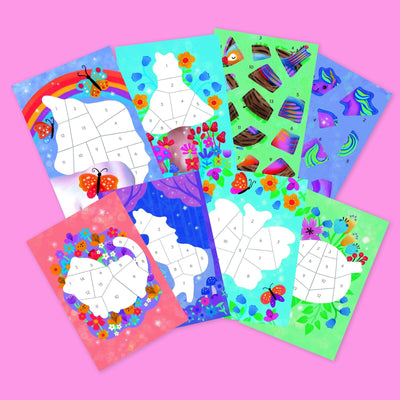 Tiger Tribe - Sticker by Numbers | Magical Garden Activity & Craft Tiger Tribe 