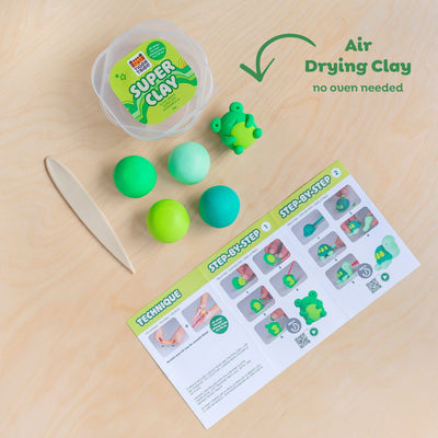 Tiger Tribe - Super Clay | Jungle (Greens) Activity & Craft Tiger Tribe 