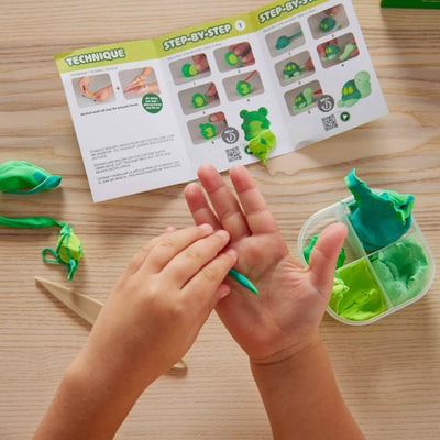 Tiger Tribe - Super Clay | Jungle (Greens) Activity & Craft Tiger Tribe 