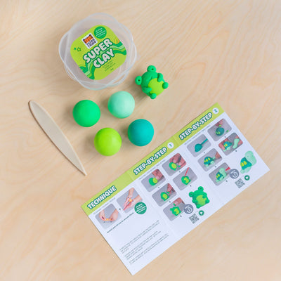 Tiger Tribe - Super Clay | Jungle (Greens) Activity & Craft Tiger Tribe 