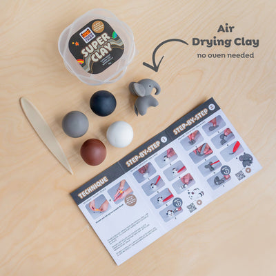 Tiger Tribe - Super Clay | Moonrise (Neutral) Activity & Craft Tiger Tribe 
