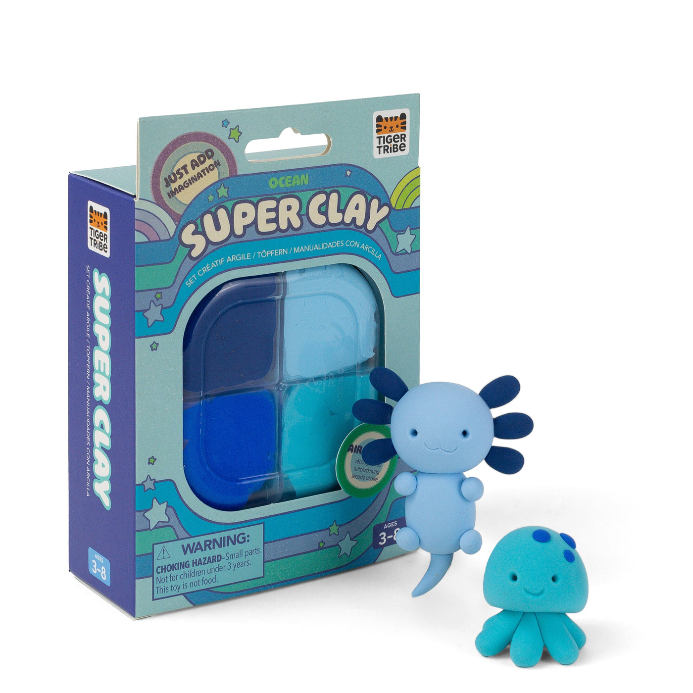 Tiger Tribe - Super Clay | Ocean (Blues) Activity & Craft Tiger Tribe 