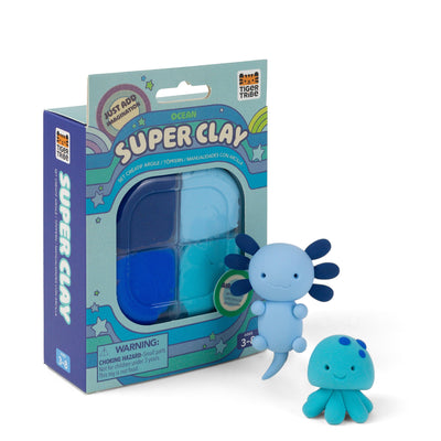 Tiger Tribe - Super Clay | Ocean (Blues) Activity & Craft Tiger Tribe 