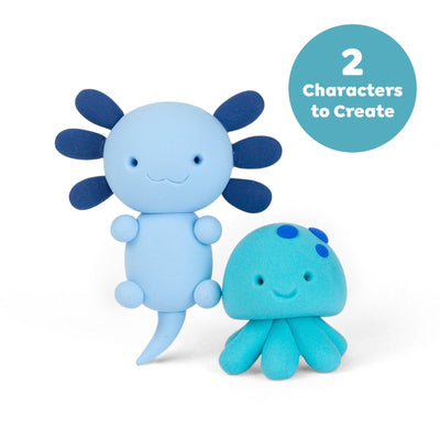 Tiger Tribe - Super Clay | Ocean (Blues) Activity & Craft Tiger Tribe 