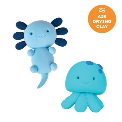 Tiger Tribe - Super Clay | Ocean (Blues) Activity & Craft Tiger Tribe 