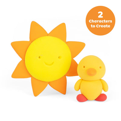 Tiger Tribe - Super Clay | Sunrise (Yellow + Orange) Activity & Craft Tiger Tribe 