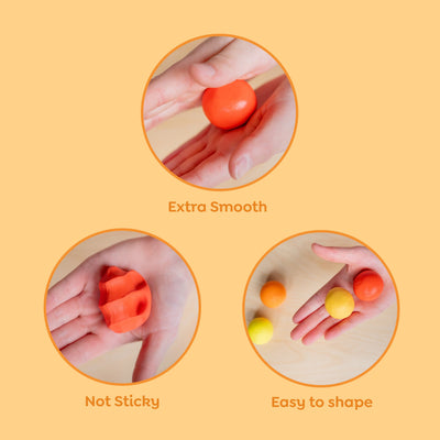 Tiger Tribe - Super Clay | Sunrise (Yellow + Orange) Activity & Craft Tiger Tribe 