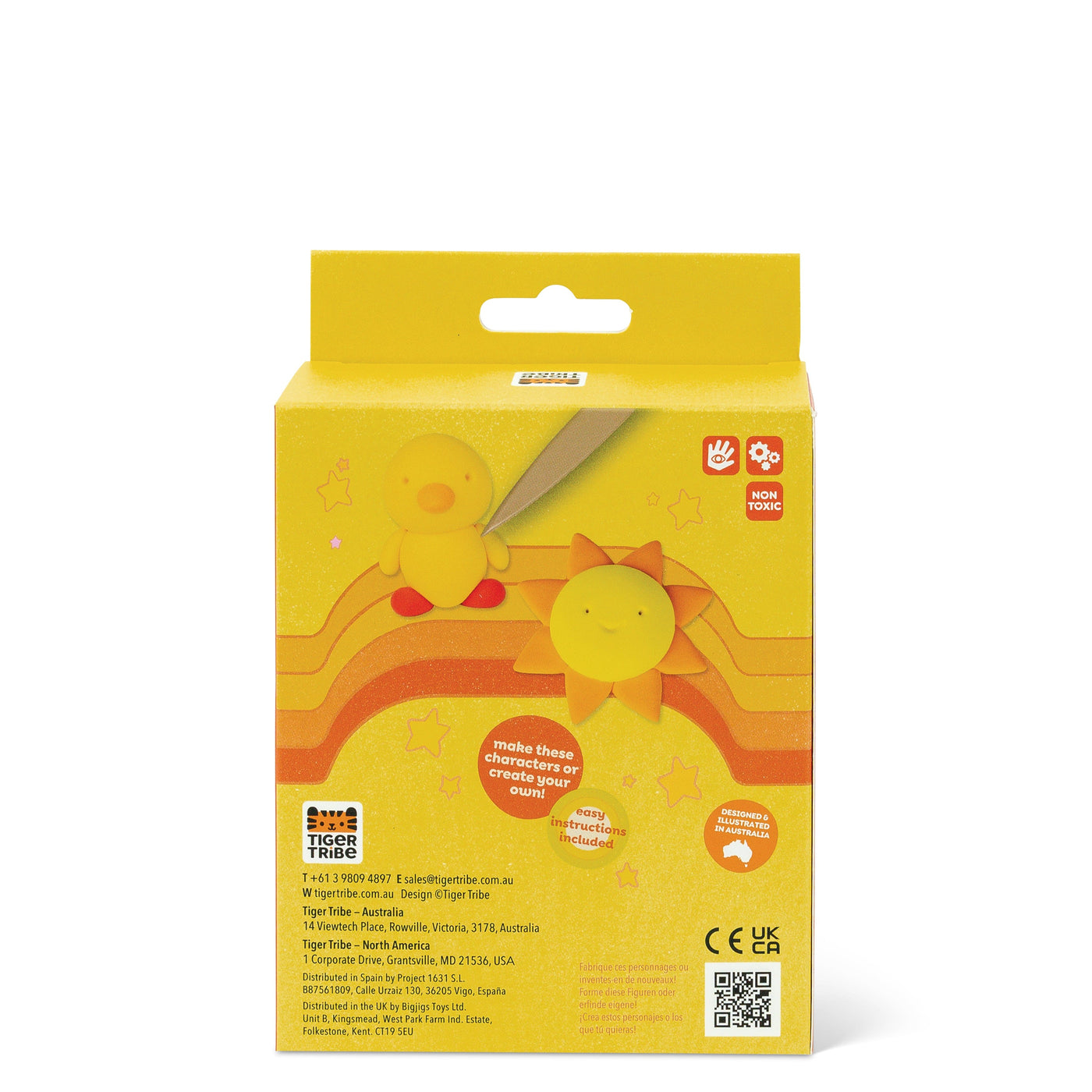 Tiger Tribe - Super Clay | Sunrise (Yellow + Orange) Activity & Craft Tiger Tribe 