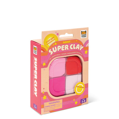 Tiger Tribe - Super Clay | Sunset (Pink + Red) Activity & Craft Tiger Tribe 