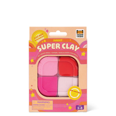 Tiger Tribe - Super Clay | Sunset (Pink + Red) Activity & Craft Tiger Tribe 
