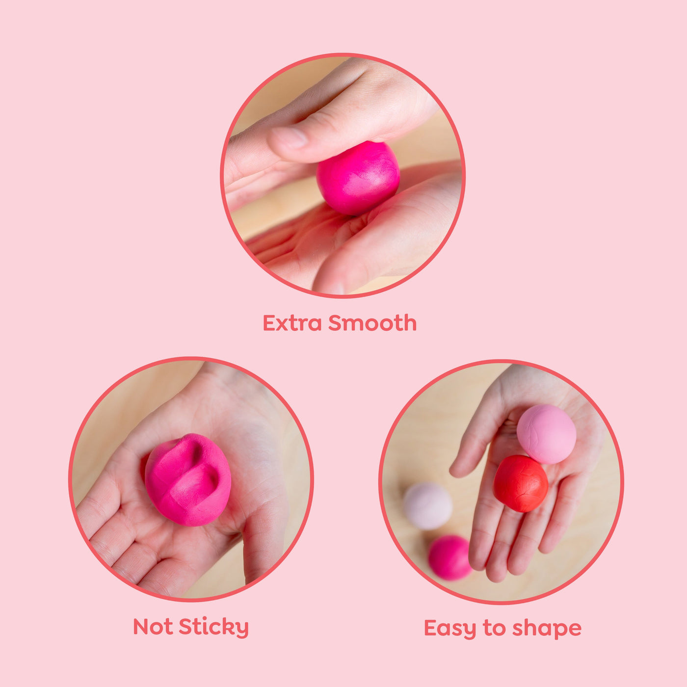 Tiger Tribe - Super Clay | Sunset (Pink + Red) Activity & Craft Tiger Tribe 