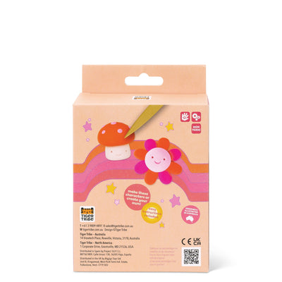 Tiger Tribe - Super Clay | Sunset (Pink + Red) Activity & Craft Tiger Tribe 