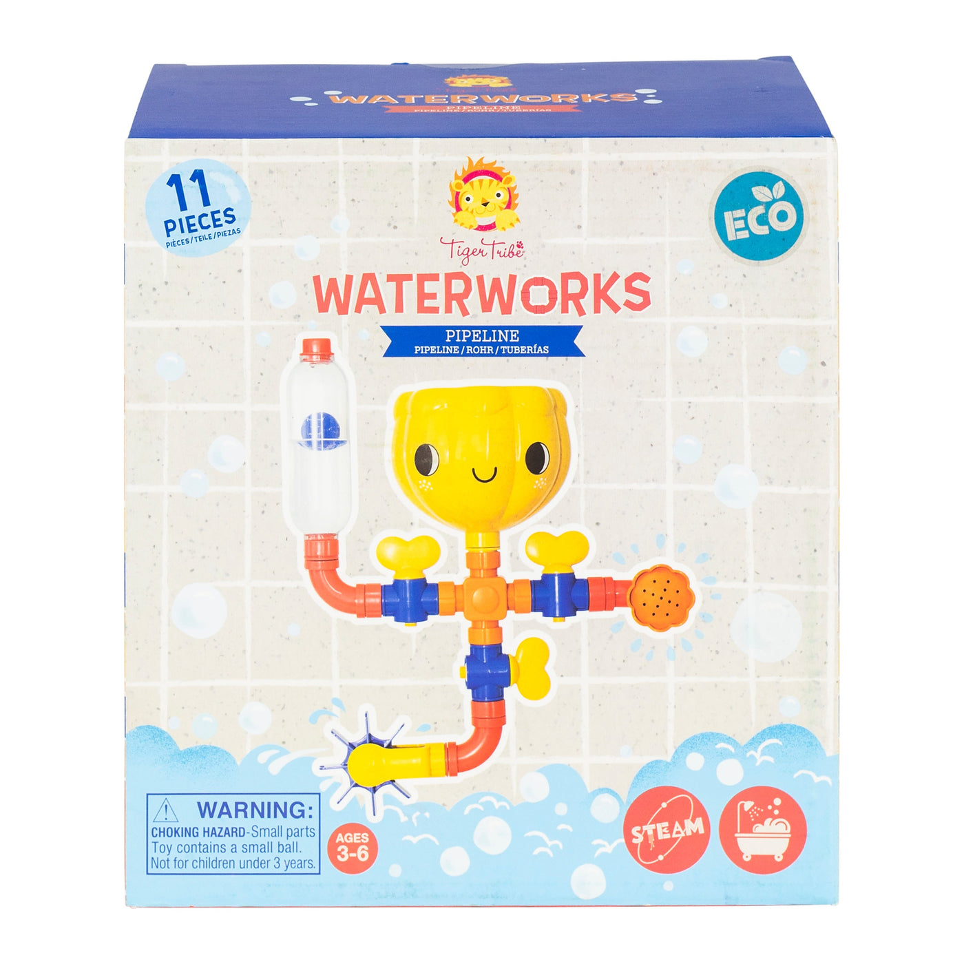 Tiger Tribe - Waterworks Pipeline | Eco Bath Toy Tiger Tribe 