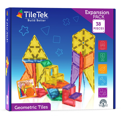 TileTek - Geometric Tiles Set | 38 Piece
