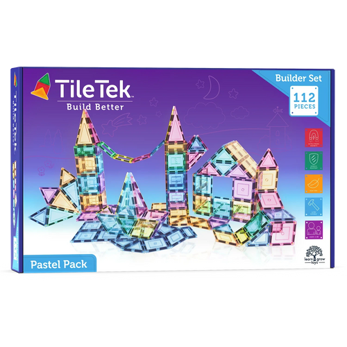 TileTek - Pastel Builders Set | 112 Piece
