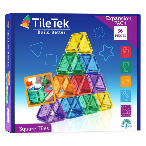 TileTek - Square Tiles Set | 36 Piece