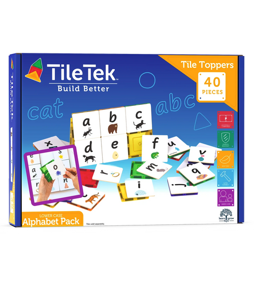 TileTek - Tile Topper Alphabet Lower Case | 40 Piece