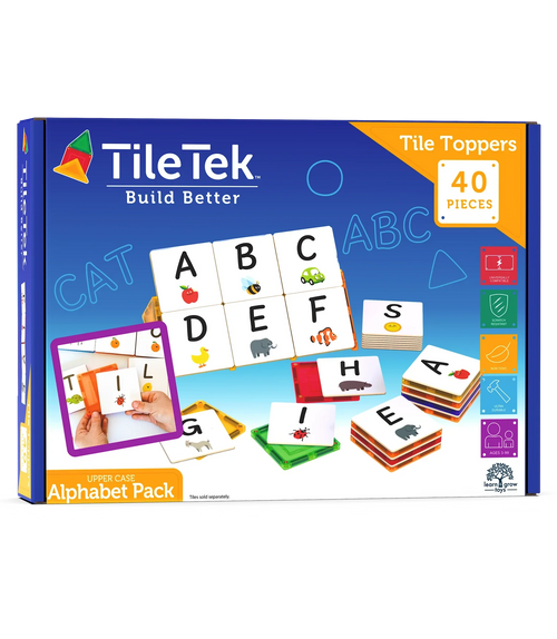 TileTek - Tile Topper Alphabet Upper Case | 40 Piece