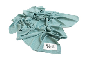 Timber Tinkers - Muslin Swaddle | You Are So Loved Sage