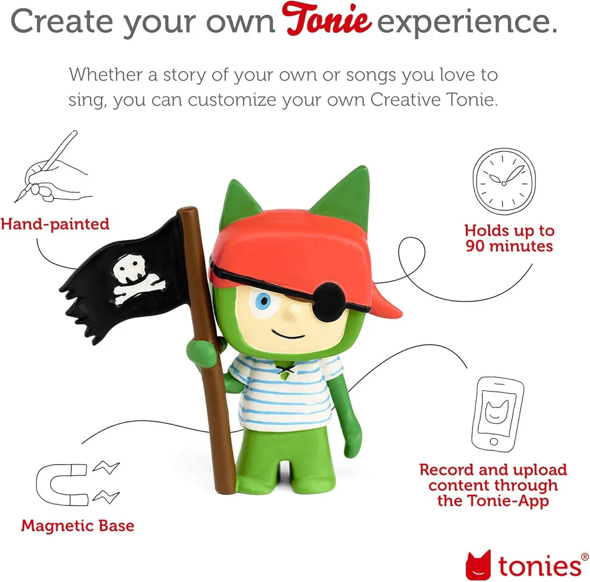 Tonies - Creative Tonie Character | The Wiggles Pirate Musical Toy Tonies 