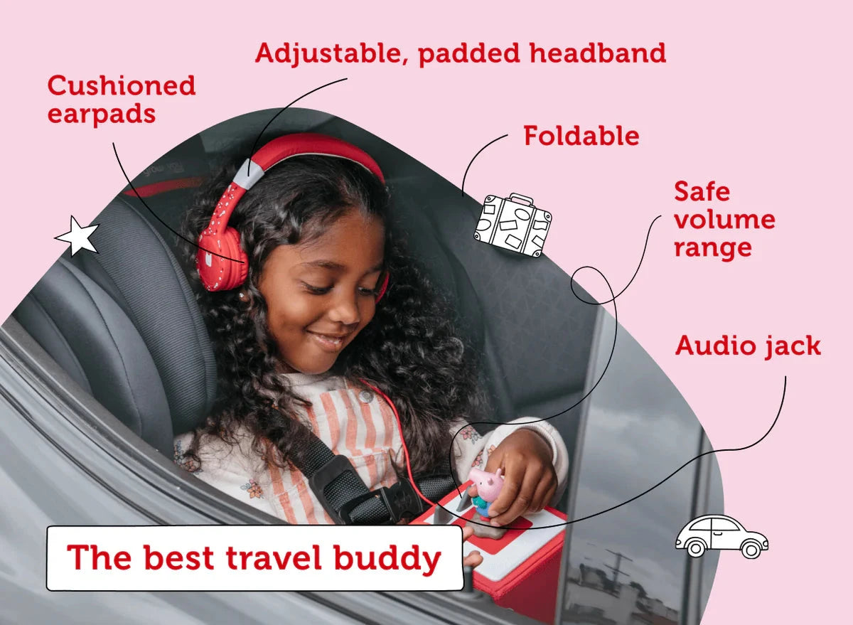 Tonies - Red Foldable Headphones Musical Toy Tonies 
