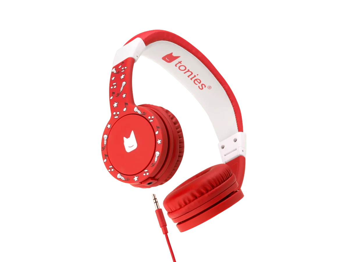 Tonies - Red Foldable Headphones Musical Toy Tonies 