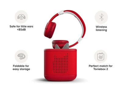 Tonies - Sunset Red Bluetooth Headphones Musical Toy Tonies 