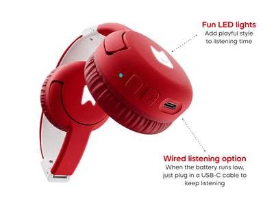 Tonies - Sunset Red Bluetooth Headphones Musical Toy Tonies 