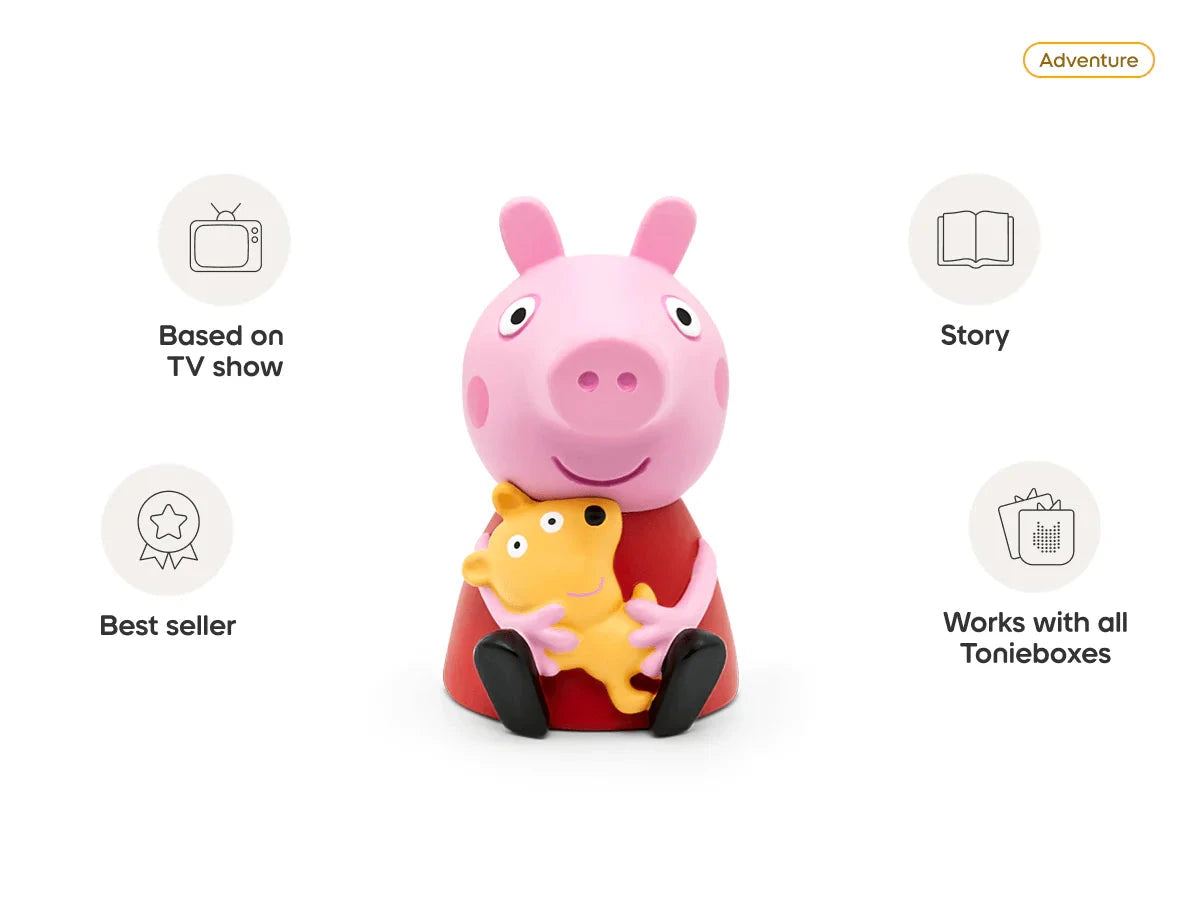 Tonies - Tonie Character | Peppa Pig: On the Road with Peppa Pig Musical Toy Tonies 