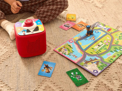 Tonies - Toniebox 2 Full Play Set Paw Patrol | Sunset Red Musical Toy Tonies 