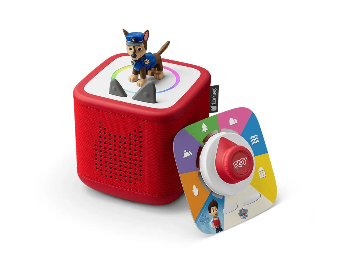 Tonies - Toniebox 2 Full Play Set Paw Patrol | Sunset Red Musical Toy Tonies 