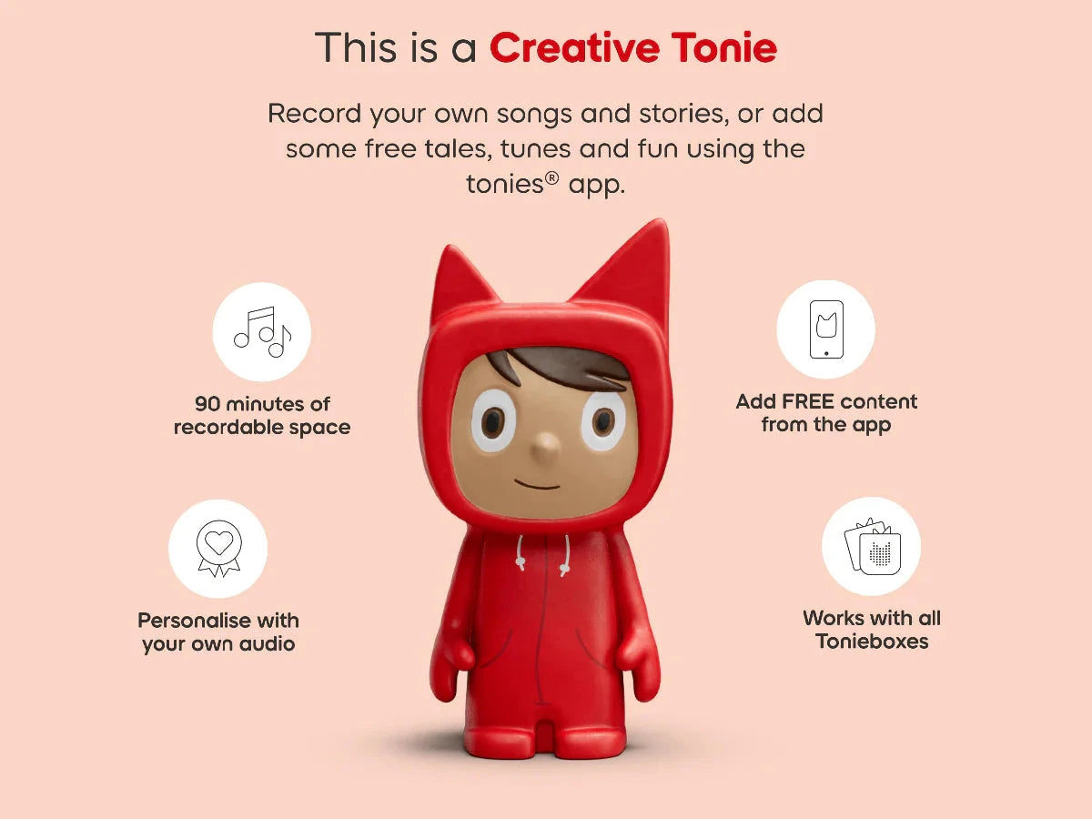 Tonies - Toniebox 2 Starter Set with Creative Tonie | Moon Grey Musical Toy Tonies 