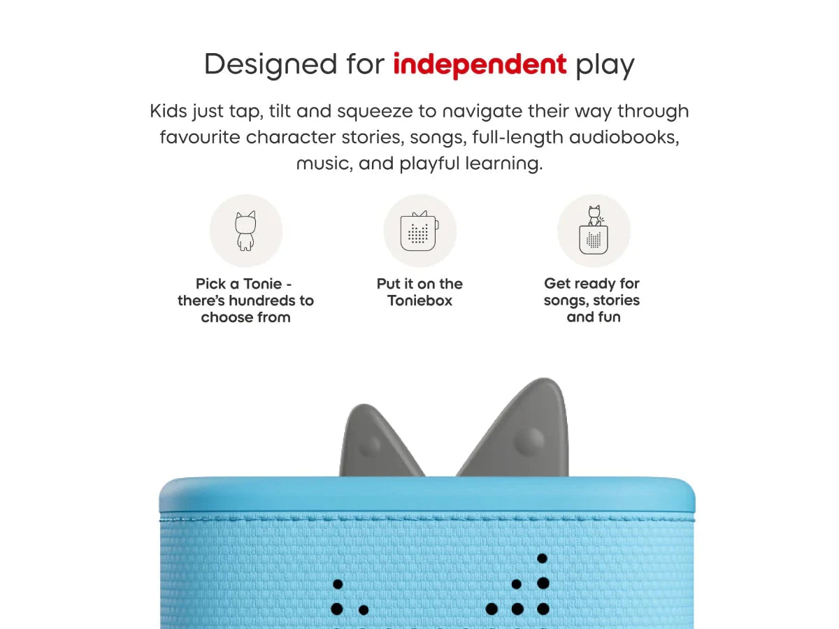 Tonies - Toniebox 2 Starter Set with Creative Tonie | Sky Blue Musical Toy Tonies 