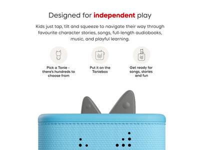 Tonies - Toniebox 2 Starter Set with Creative Tonie | Sky Blue Musical Toy Tonies 